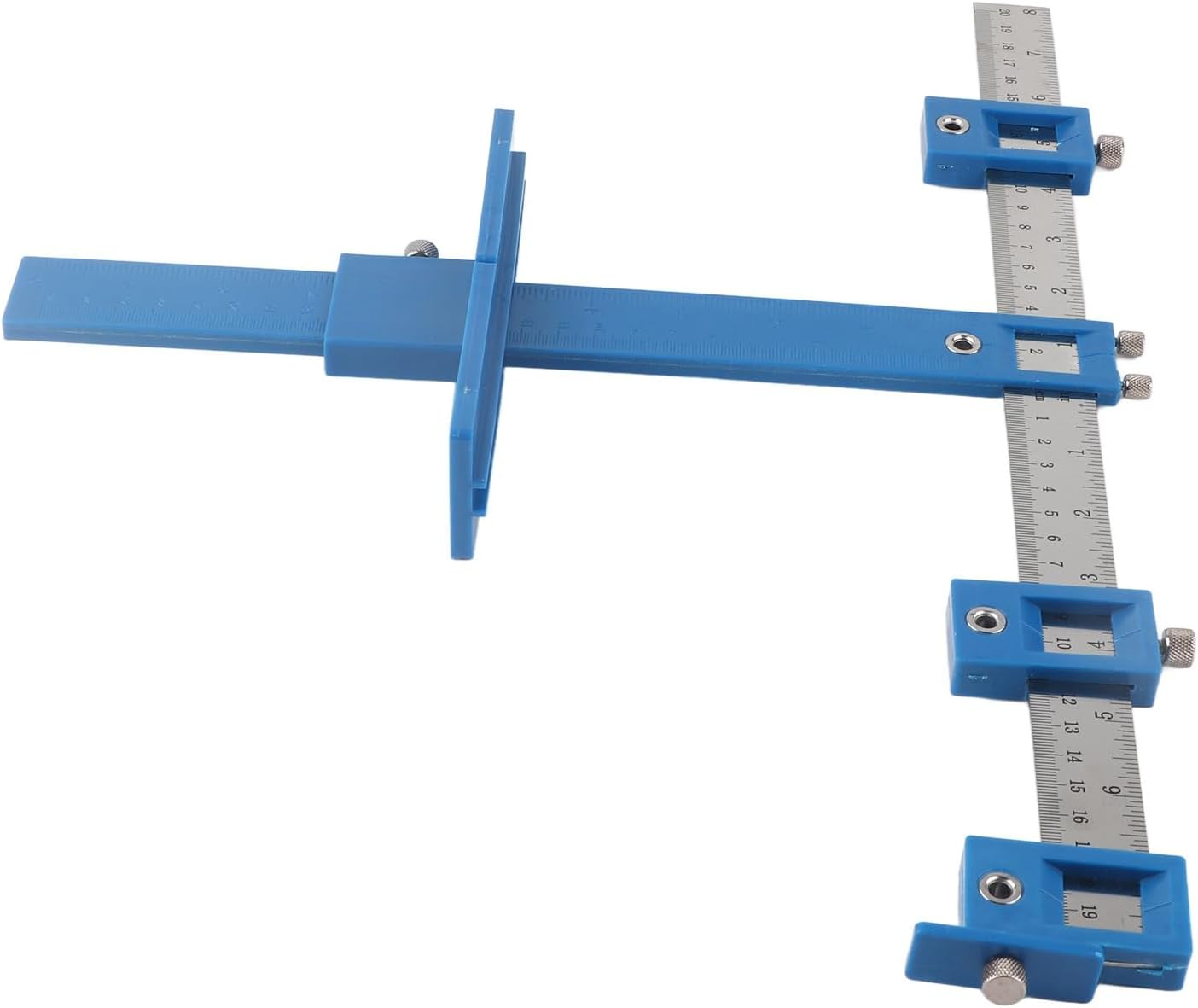 01 02 015 Cabinet Hardware Jig Tool, Punch Locator Stainless Steel ABS Adjustable for Door Handle image number 1