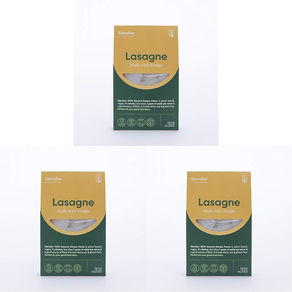 Slendier Konjac Pasta Lasagne Sheets 400 G