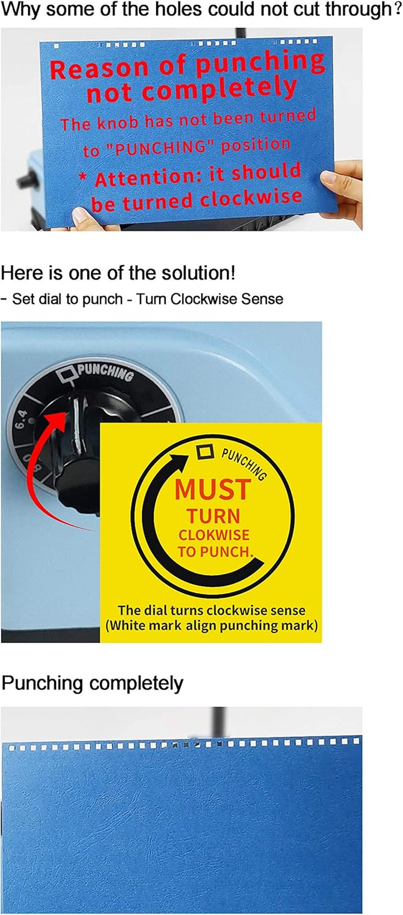 Rayson TD-130 Wire Binding Machine (Square Holes) Punch 12 Sheets/Bind 120 Sheets with Sturdy Metal Construction image number 1