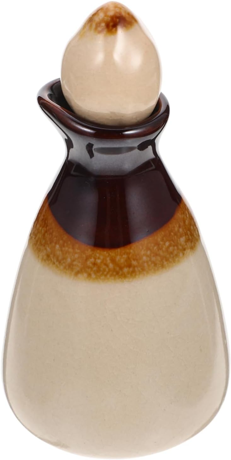 GARVALON Decorative Essential Oil Diffuser Ceramic Empty Bottle for Office Home Fragrance