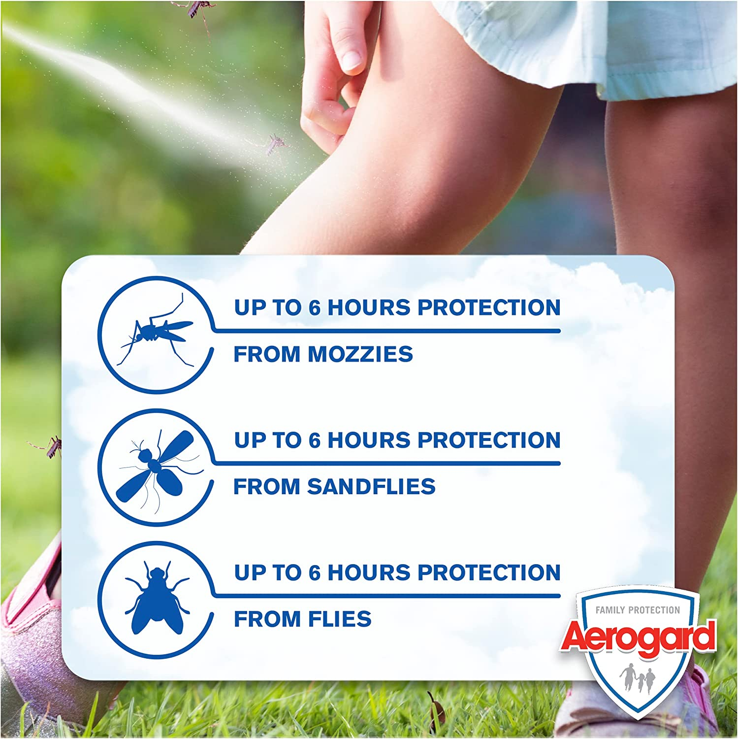 Aerogard Odourless Insect Repellent Spray, 300G image number 2