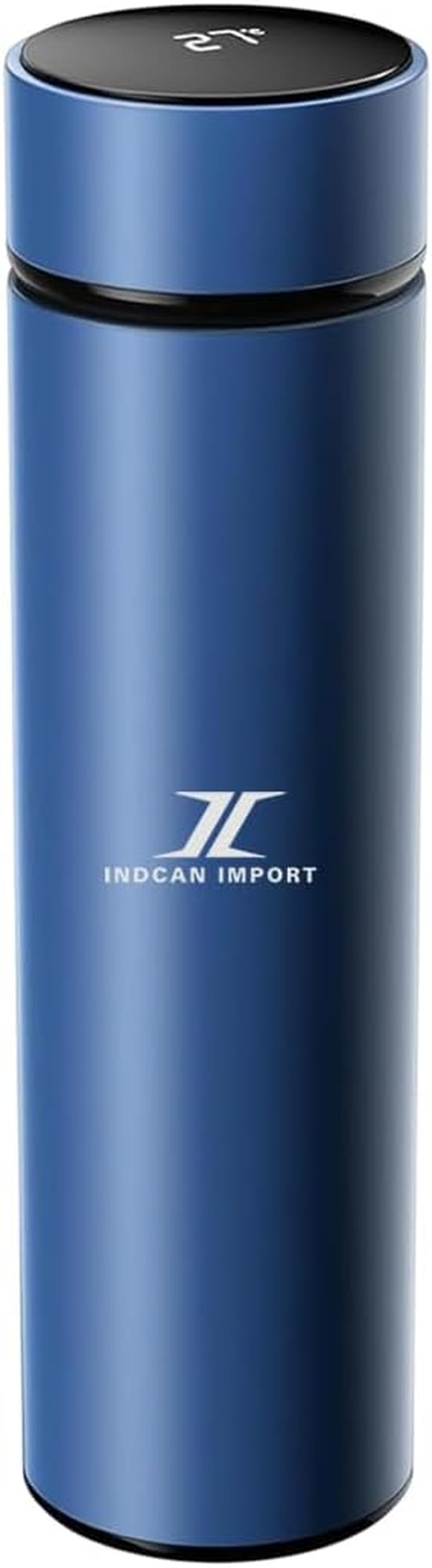 INDCAN IMPORT Vacuum Insulated Water Bottle 500Ml | Double Wall Stainless Steel | Hot & Cold Leak-Proof Travel Flask | Bpa-Free Reusable Sports & Office Bottle &ndash; Keeps Drinks Hot 12H / Cold 24H