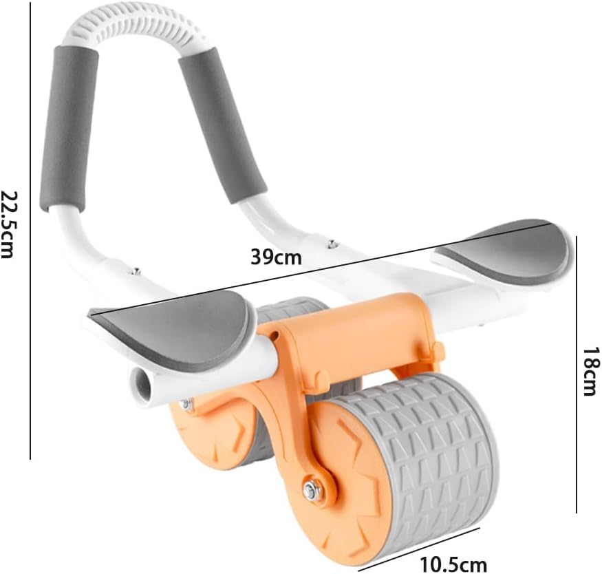 Abdominal Exercise Machine,Automatic Rebound Abdominal Wheel,Roller Core Exercise Equipment,Abdominal Workout Equipment,For Basic Workouts,Core Strengthening Trainer,For Fitness Belly Training image number 1