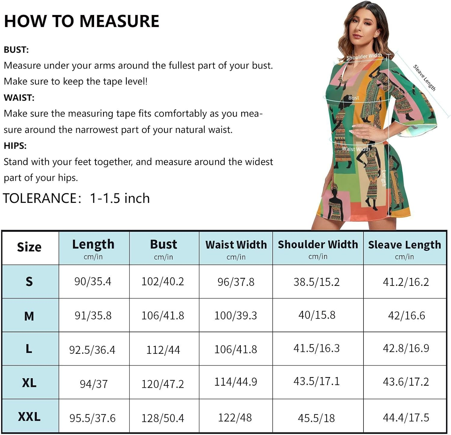 Retro Women Colorful Elegant V Neck Dress Printed Line Maternity Dress image number 2