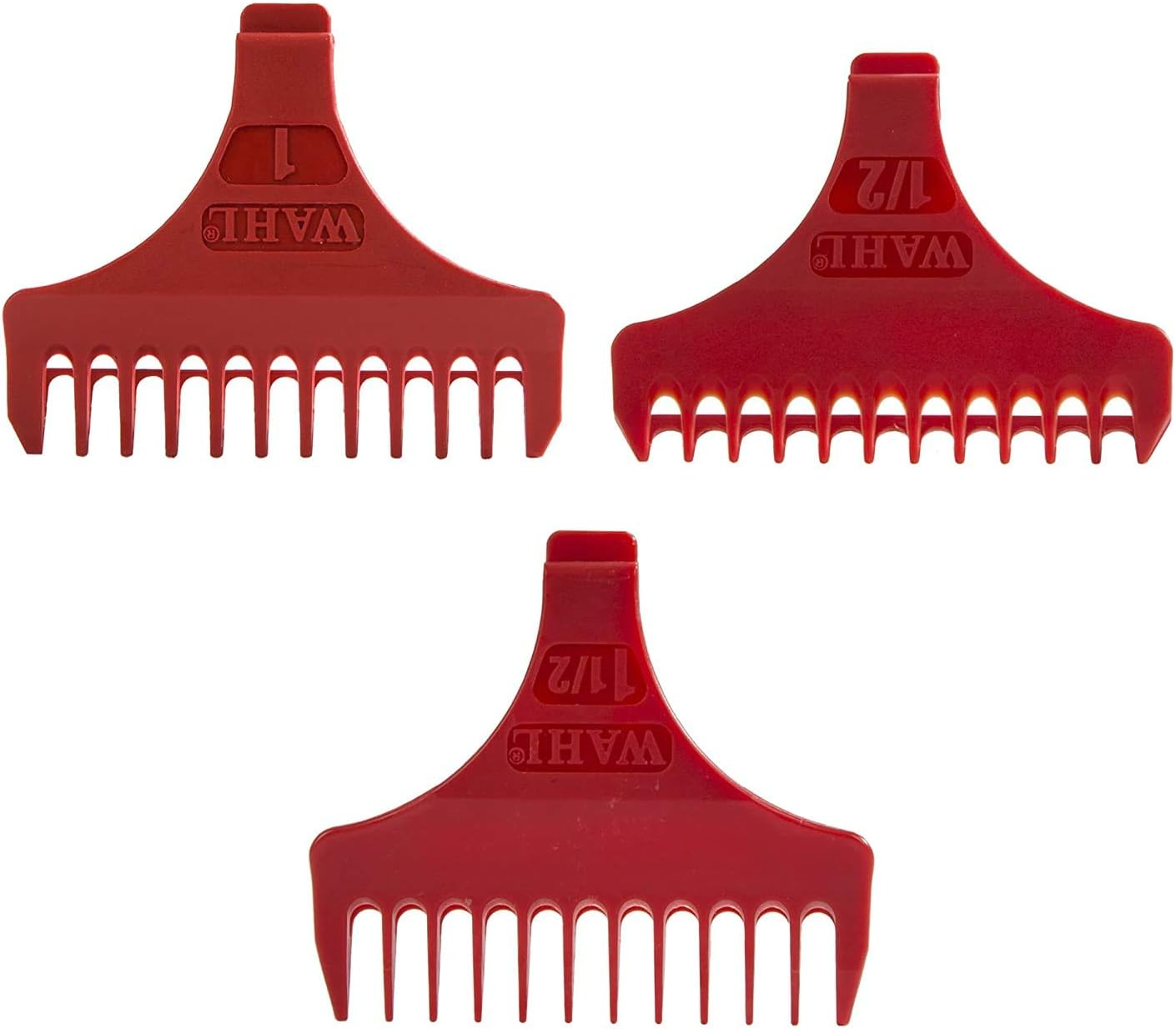 Wahl Professional Set of 3 T Wide Trimmer Guides #3792 &Acirc;&euro;&ldquo; Fits the 5 Star Detailer #2215 T Wide Blade, 3 Count (Pack of 1) image number 2