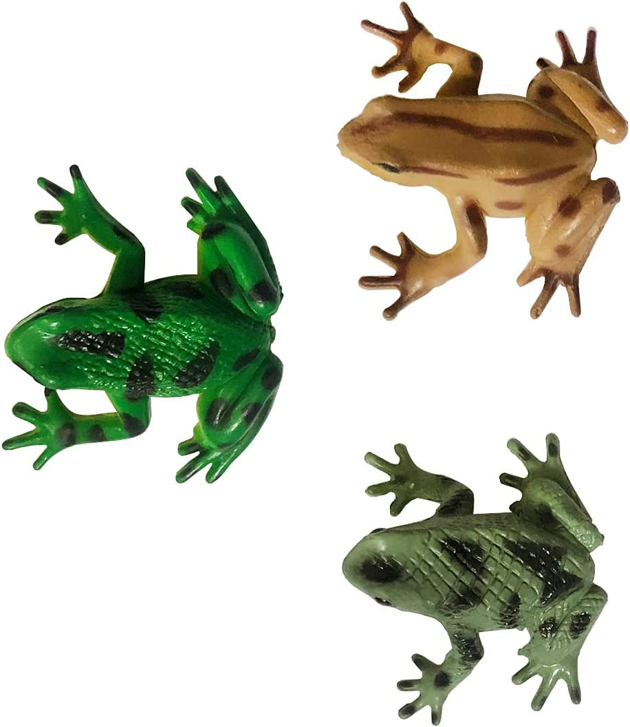 24Pcs Small Realistic Frog Lizard Insect Snake Dragonfly Ant Reptile Figure Animals for School Project Garden Toy Birthday Gift Party Supplies Home Decor Game (Classic B) image number 4