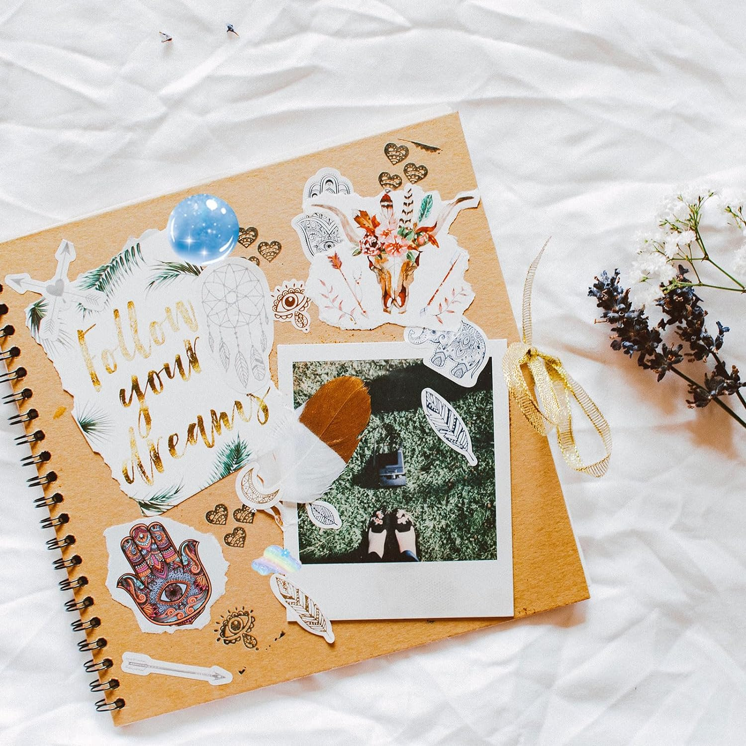 Bagentry 12 Sheets Colorful Deco Stickers, Self Adhesive Kpop Photocard Stickers, Cute Bubble Cloud Butterfly Craft Stickers for Scrapbook Journaling Binder Album Art DIY Cards image number 5