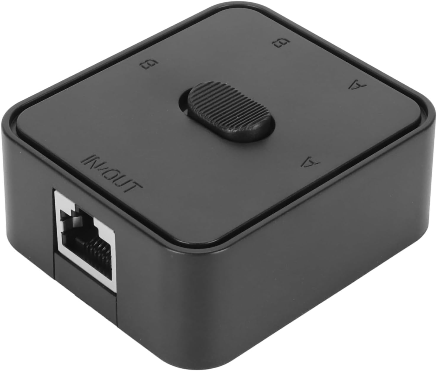 Zerodis Red Switch 2 Gigabit Ports Network Switch Almost the Gear Speed RJ45 Divicer for Cat 6 Black image number 3