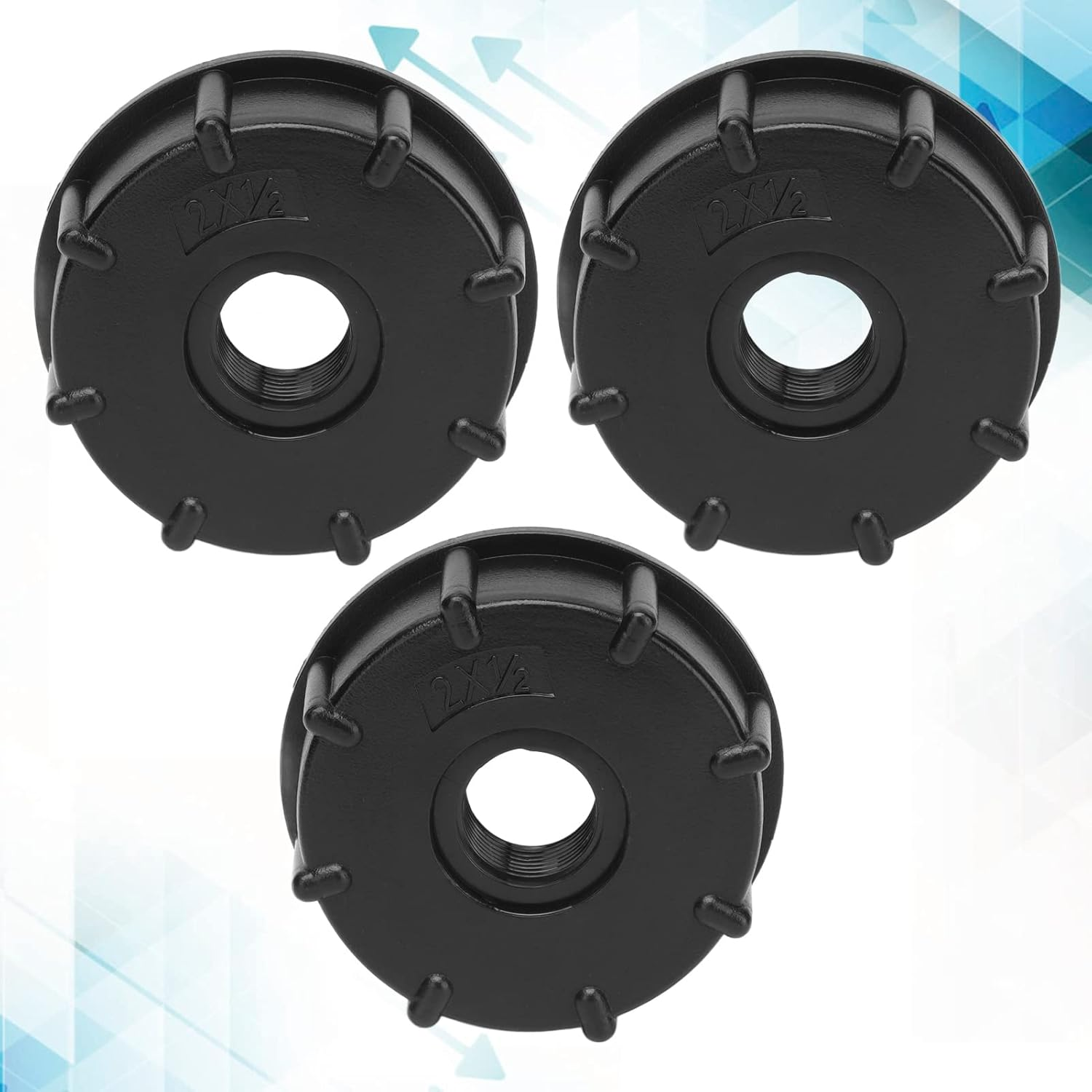 3Pcs IBC Tank Connector Drain Adapter Fitting with Standard Thread Leak Proof ABS Material for IBC Tanks Chemical Barrels Drain Adapter Fitting (G3/4) image number 4