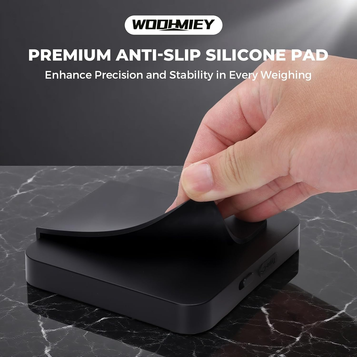 WODHMIEY Coffee Scale with Timer, 3Kg/0.1G High Accuracy, Rechargeable Mini Smart Display and Espresso Scale, Kitchen Scale with Calibration Function for Coffee Brewing Baking image number 6