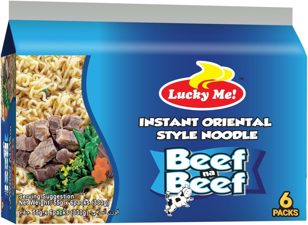Lucky Me! Beef Na Beef Instant Noodles 55G X 6 Packs image number 5