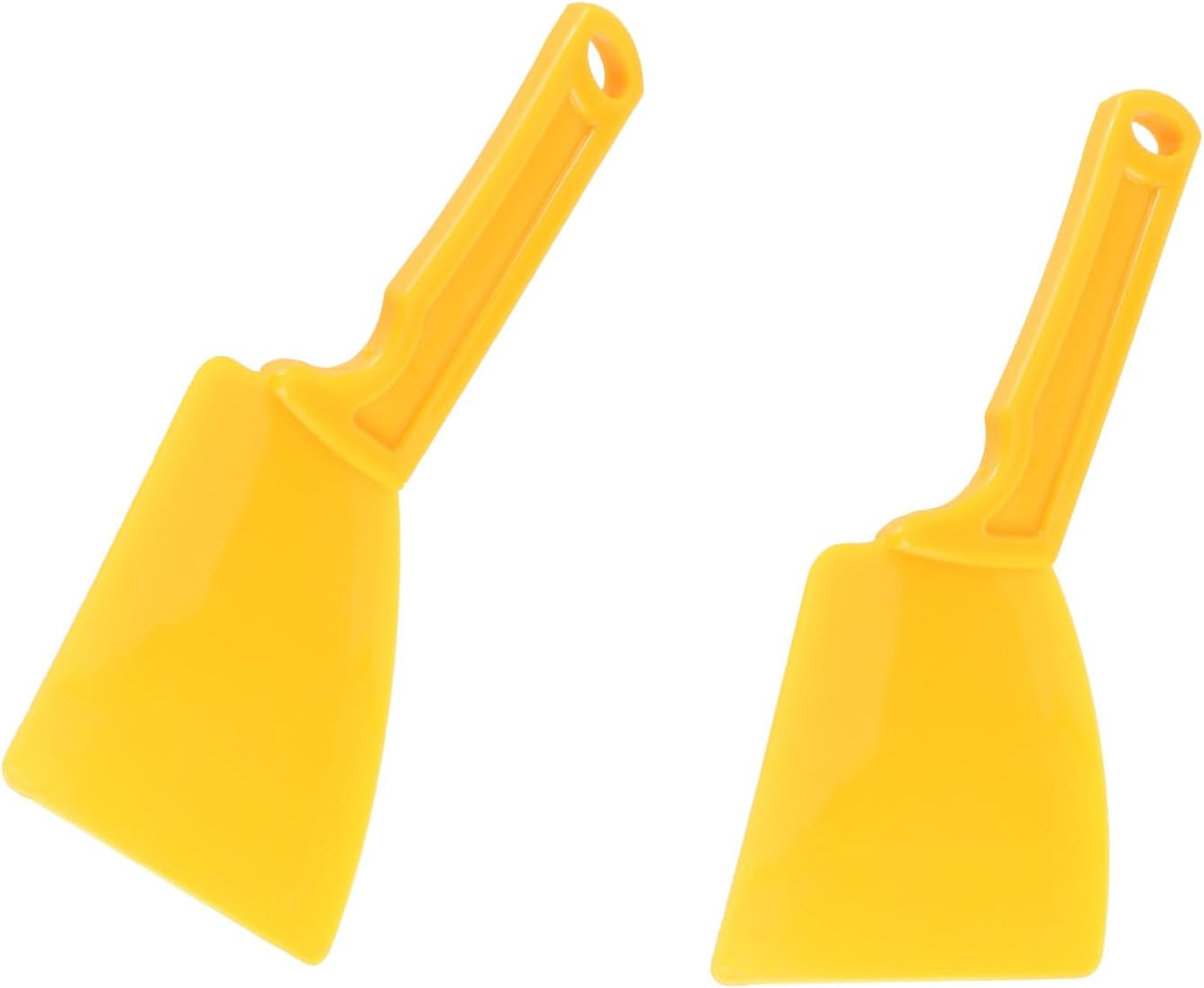 Coehaopike 2Pc Plastic Honey Spatula Honey Uncapping Scraper Honey Uncapping Tool Honey Collector Beekeeping Tools Honbee Scraper Beekeeping Equipment Hive Accessories Honey Extractor Yellow image number 1