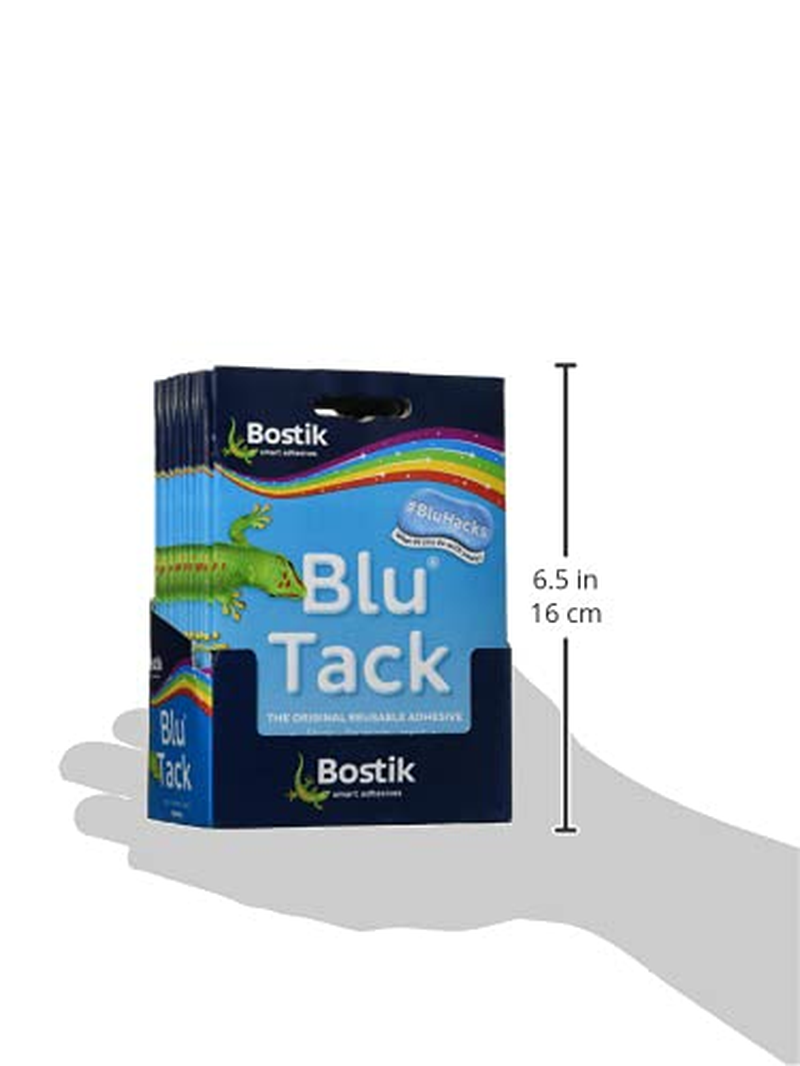 Bostik 24552 Blu-Tack Mastic Adhesive Non-Toxic Handy Pack Ref 801103 [Pack of 12], Blue image number 4