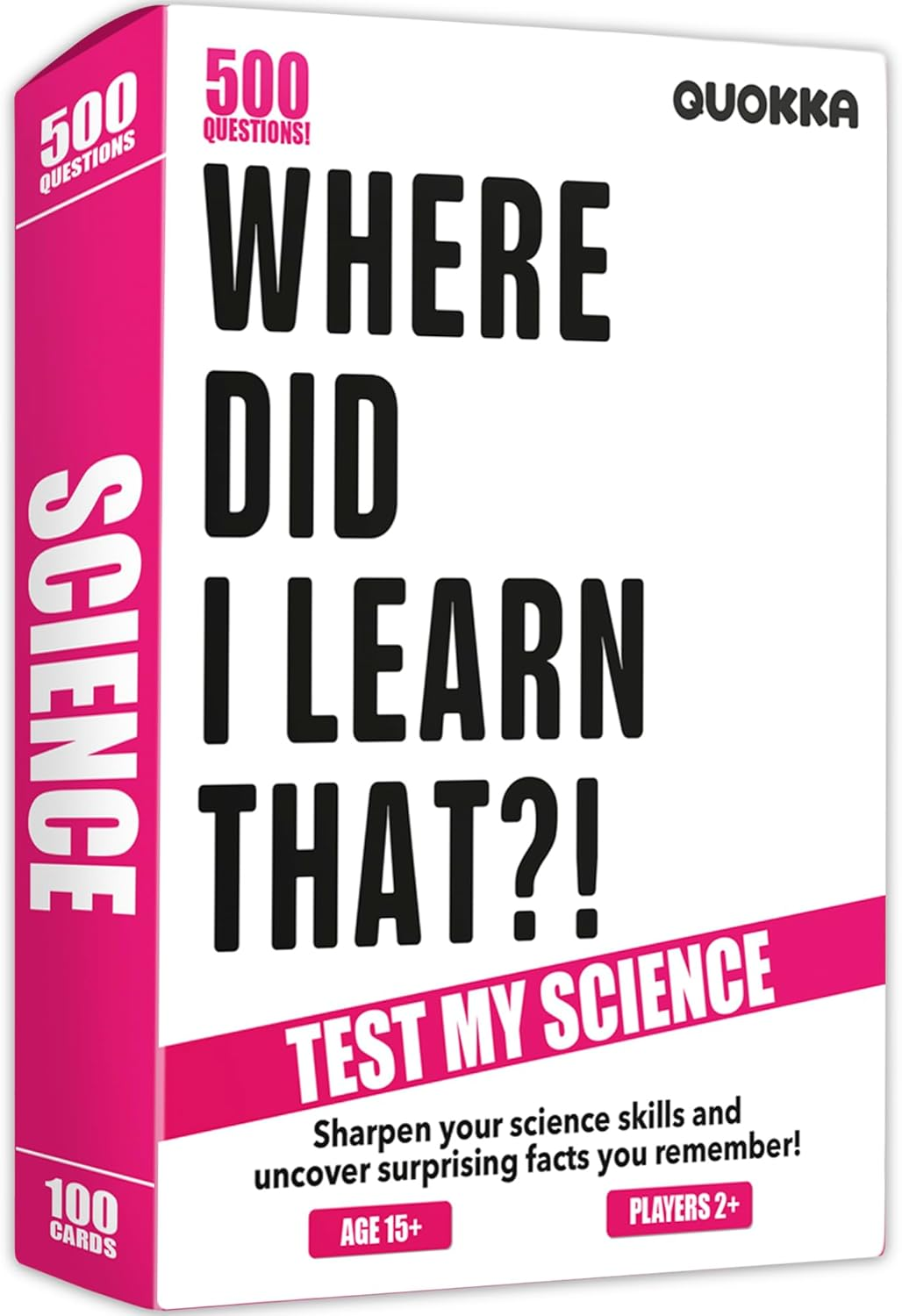 QUOKKA Trivia Card Game with 2000 Questions in Geography, History, Science, and General Knowledge &ndash; Trivia Games for Adults, Teens, and Families &ndash; Trivia Cards with Answers &ndash; Great Board Games Trivia