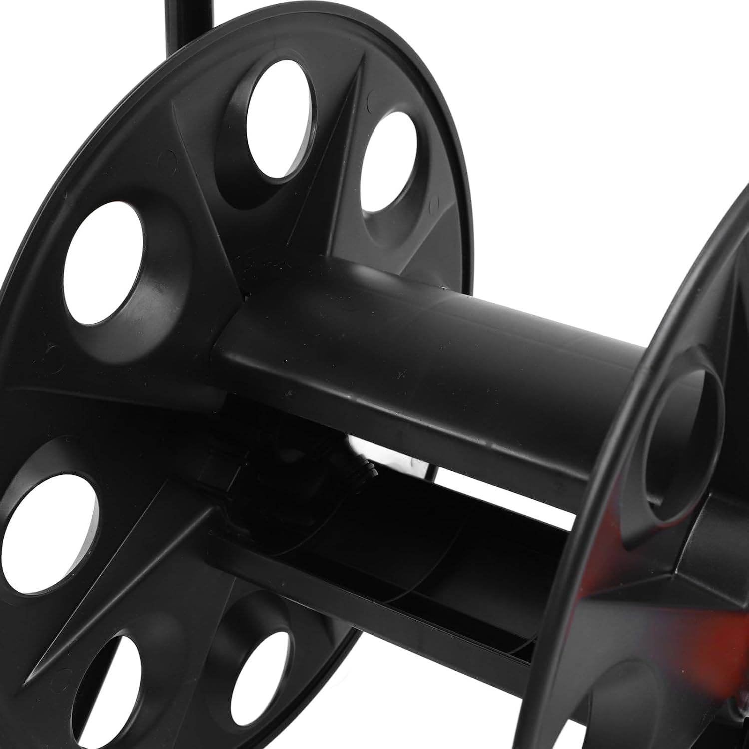 Water Hose Reel Heavy Duty Hose Reel Cart Organizer for 50M Water Hose,Portable Premium Iron and ABS Construction, Professional Garden Tool, Wall Mounted image number 2