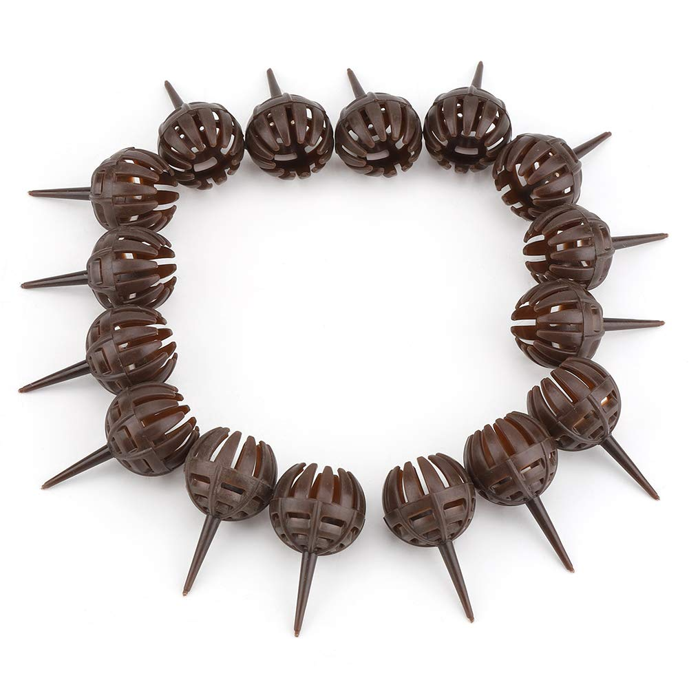 Alvinlite Fertilizer Basket Fertilizer Mesh Baskets Planting Nutrition Cups with Cover Garden Fertilizers with Lid for Osmocote Orchid Bonsai Flower Plant(50Pcs)