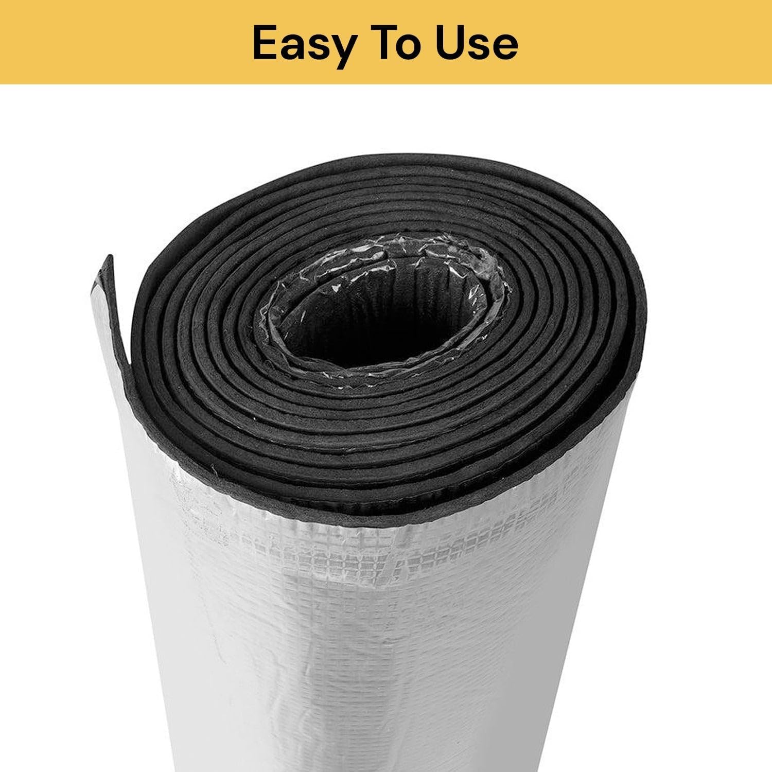 EZONEDEAL 2M X 1M Sound Deadener Car Heat Shield Insulation Deadening Mat Noise Proofing 10Mm image number 3