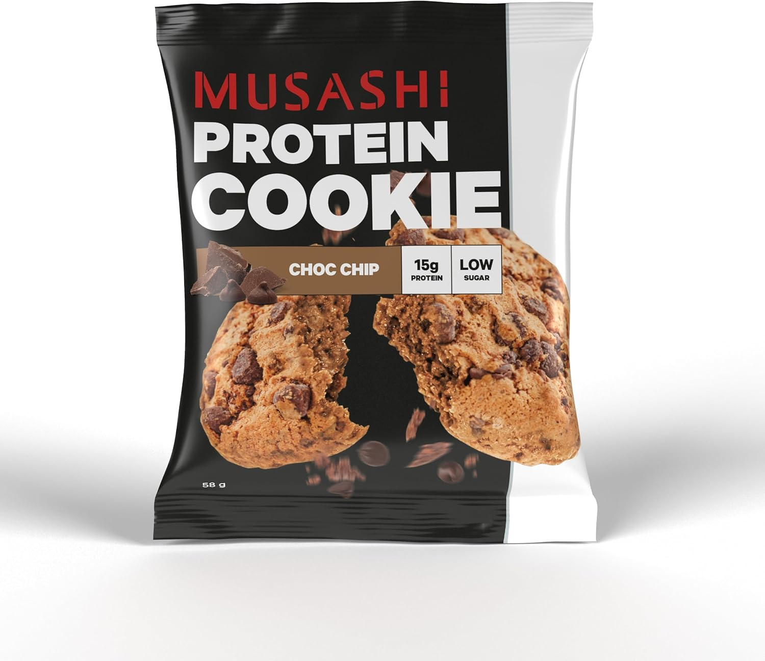 Musashi Protein Choc Chip Cookie 12 X 58G