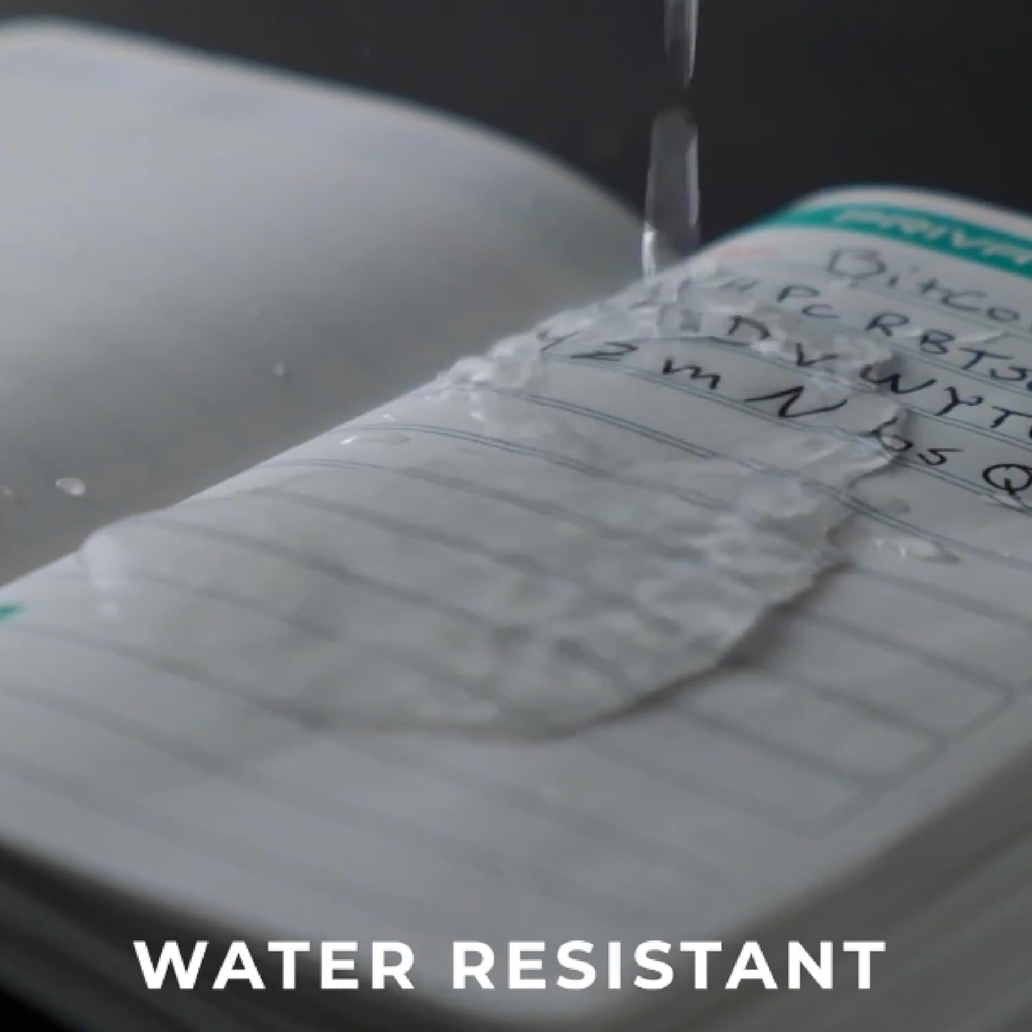 Stonebook by Shieldfolio: World'S Most Secure Crypto Password Notebook | Seed Phrase and Private Key Cold Storage Method | Premium Water-Resistant Paper | 5.5" X 3.5" image number 6