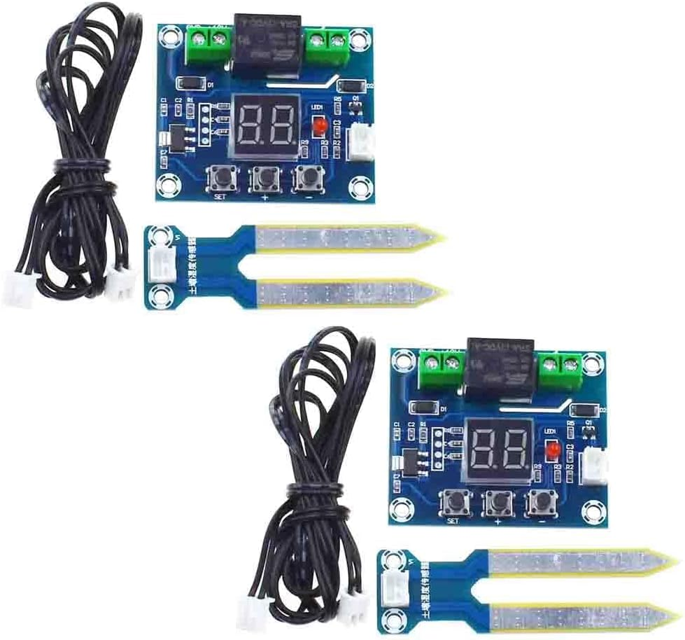 2PCS XH-M214 12V Soil Humidity Sensor Humidity Controller with Digital Display Auto Water Supply System Module