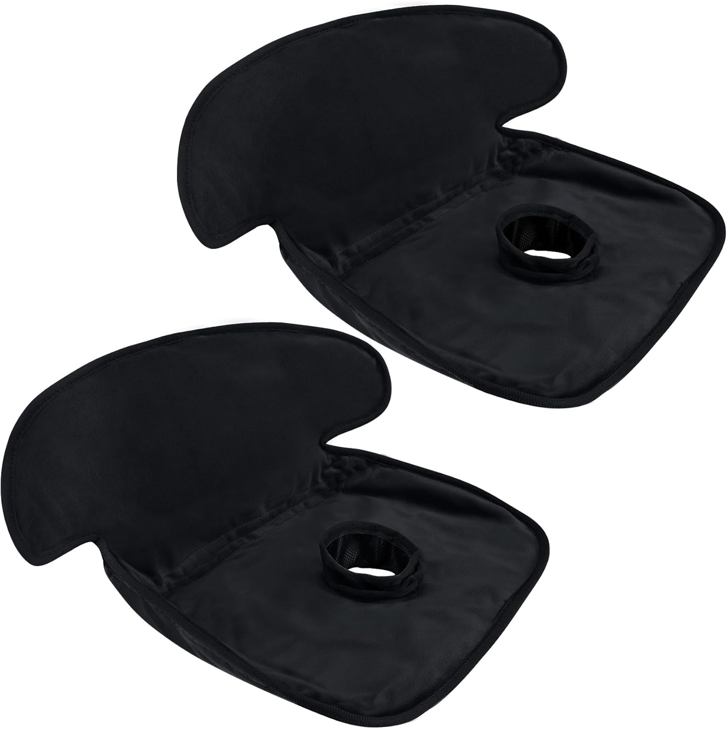INFANZIA Dry Seat, Car Seat Protector Waterproof Carseat Liner Potty Training Toddlers, Baby and Infants, Piddle Pad for Carseats Strollers (Black, 2 Packs