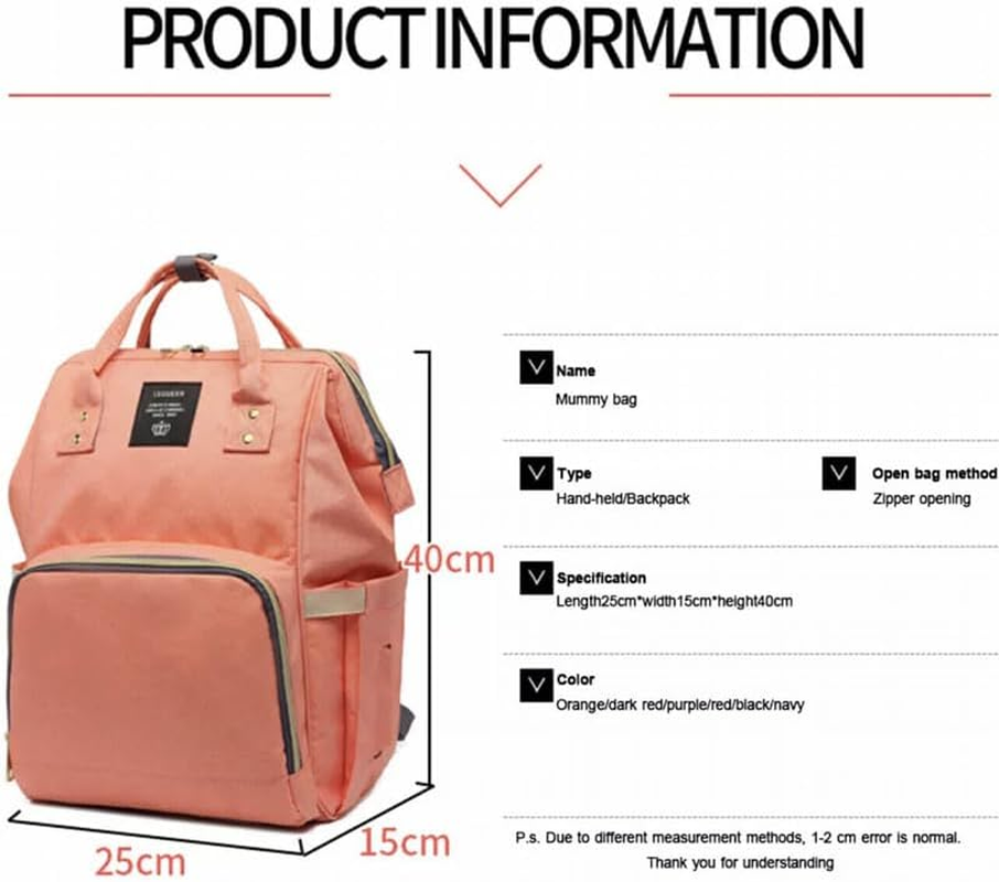 AIMALL Premium Luxury Multifunctional Baby Diaper Nappy Backpack Maternity Mummy Changing Bag with Insulated Pockets for Mums On-The-Go - Black-Grey image number 6