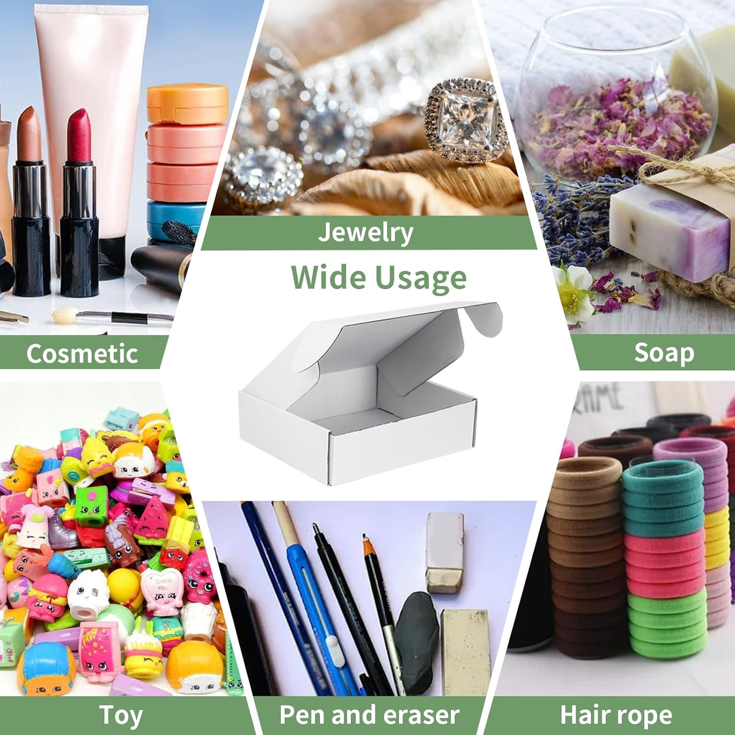 25 Pcs Double-Sided White Corrugated Cardboard Shipping Cartons 150X100X40Mm/Ea, Small Packet Shipping Boxes, Small Parcel Cartons, Packaging Mailing Boxes for Business Posting Storing Gift (White) image number 1