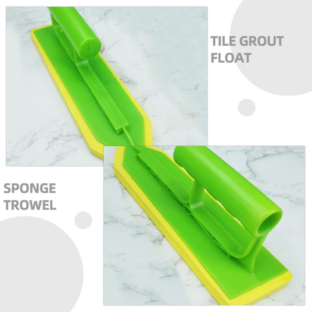 HOMSFOU Rubber Sponge Grout Float Tool Handheld Caulking Trowel for Tile Grouting Durable Portable Grout Tool for Floor Mosaic Tiles Comfortable Grip Design