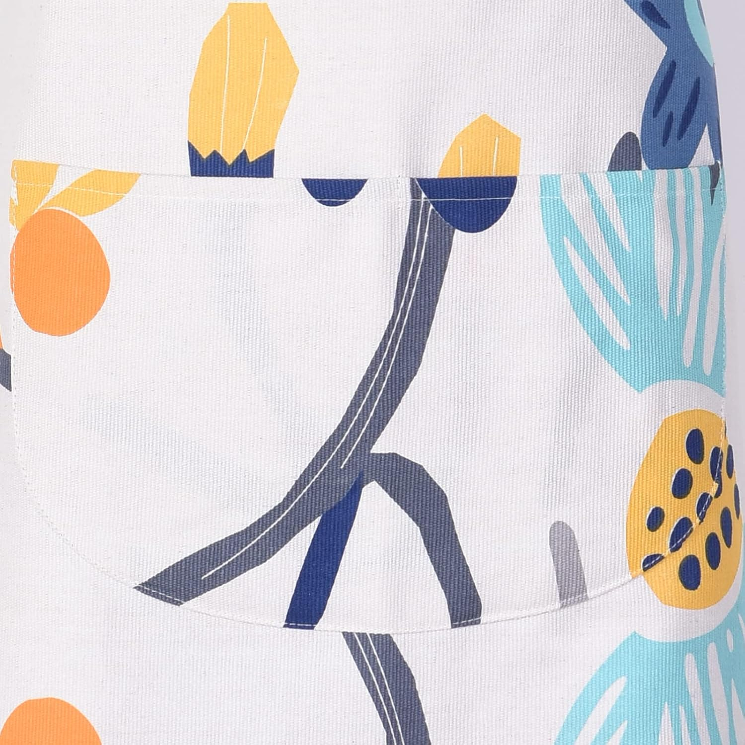 2 Pack Floral Apron for Women with Pockets, Adjustable Cotton Chef Aprons for Kitchen, Cooking, BBQ & Grill image number 1