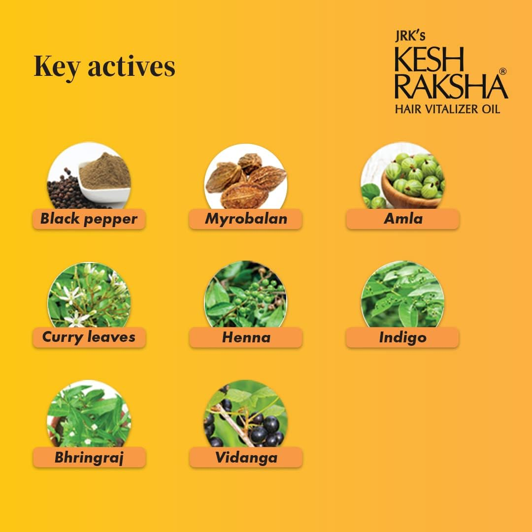 Kesh Raksha Hair Vitalizer Oil 100 Ml Pack of 2 image number 3