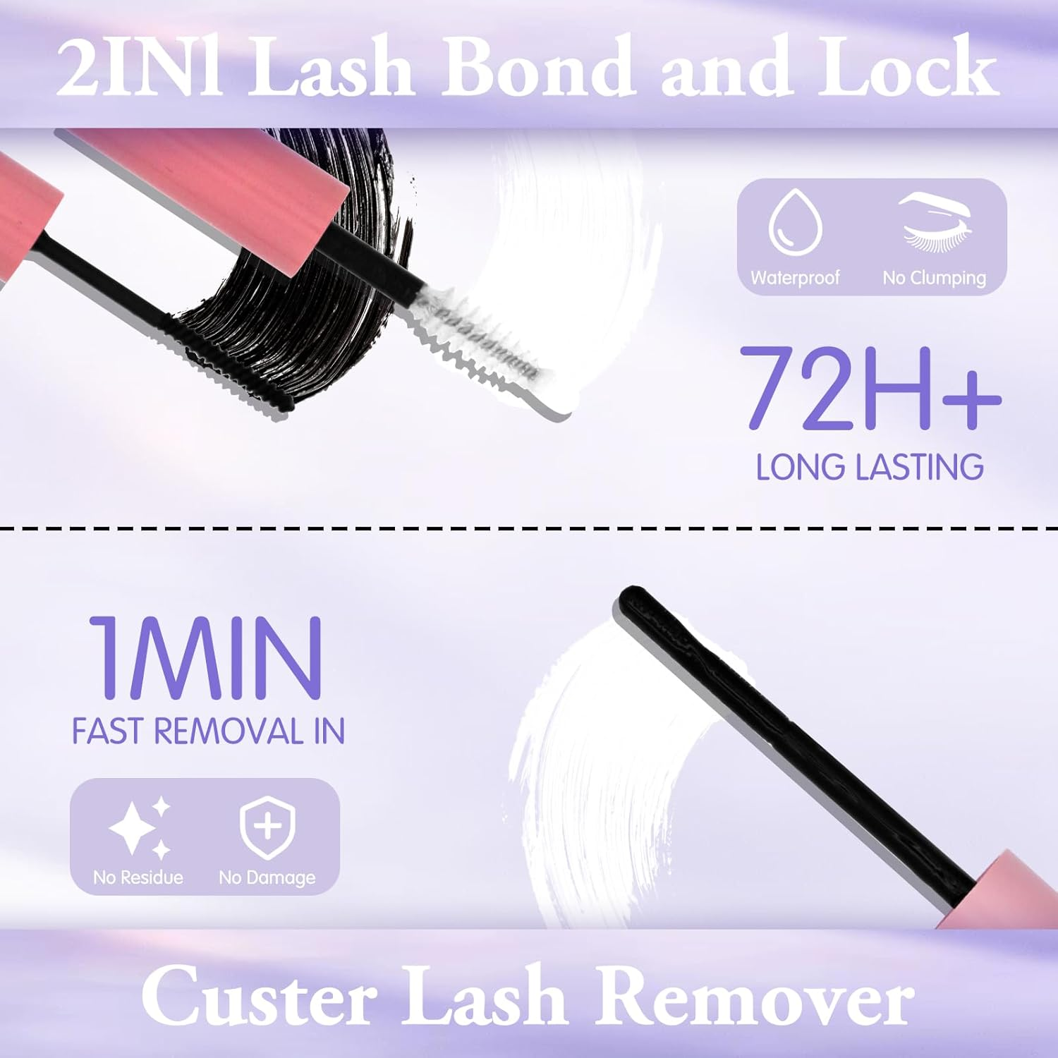 Lash Clusters Kit 280PCS 9-16MM 30D&40D Reusable Eyelash Extensions for Party Wedding Daily Use with Bond & Seal Glue, Tweezers Remover (Home Lash Kit)