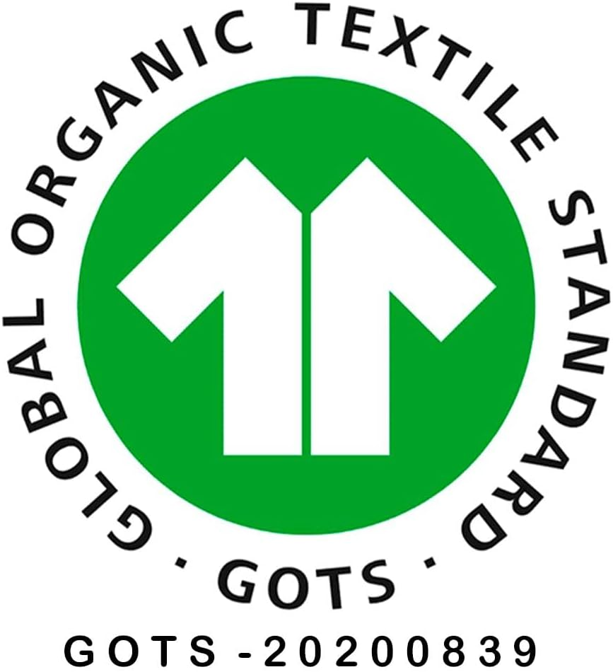 COTTON Artean Organic Cotton Beige Batan Duvet Cover Set for 180 X 190/200 Cm Bed Includes Flat Sheet + 2 Pillowcases + Fitted Sheet 100% Organic Cotton GOTS Certified image number 1