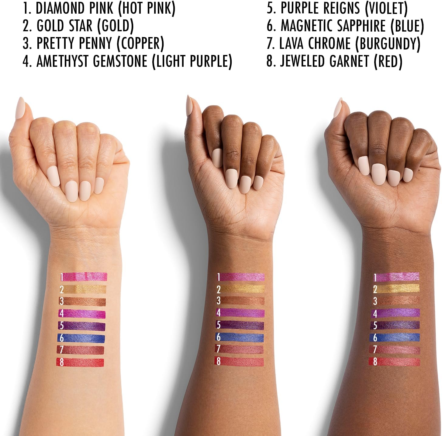 Black Radiance Metalicious Lip Sculptor Amethyst Gemstone (Light Purple)