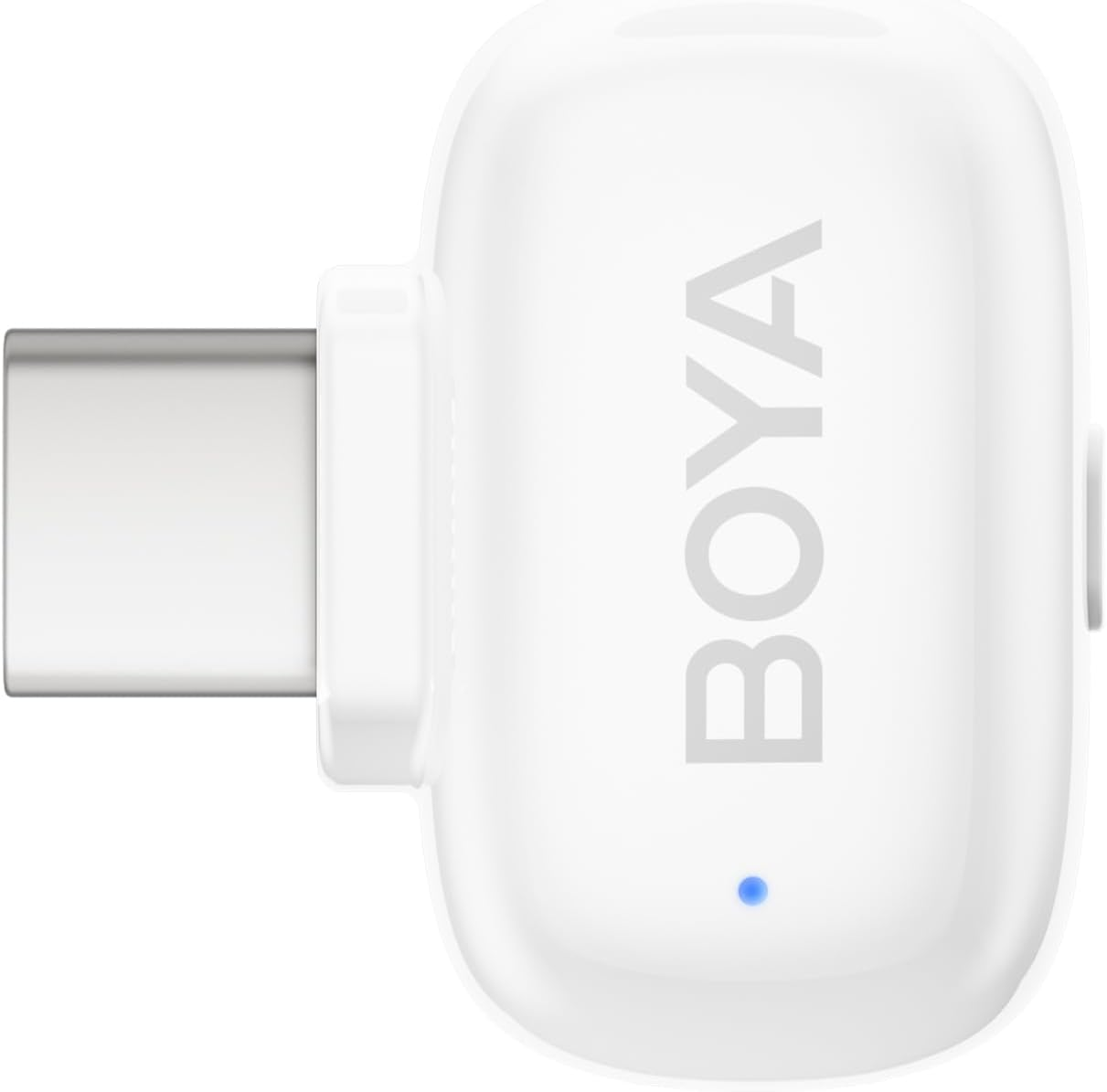 BOYA Boyamini-13 (White) 4 in 1 Microphone for Android/Iphone with Intelligent Noise Cancelling and Charging Case, Metal Clip on Microphone, Vlogging, Tiktok, Youtube Content Creator image number 3