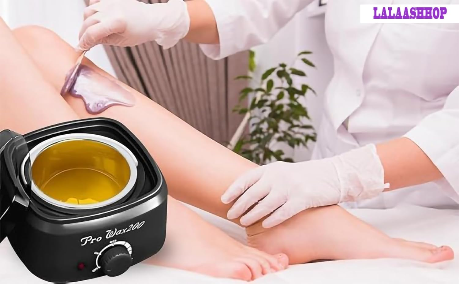 Waxing Kit, Wax Melt Warmer for Hair Removal, Wax Kit for Women and Men Full Body- Legs- Face- Eyebrows- Professional Electric Wax Pot for Hard Bikini and Strip Wax Beads Paraffin