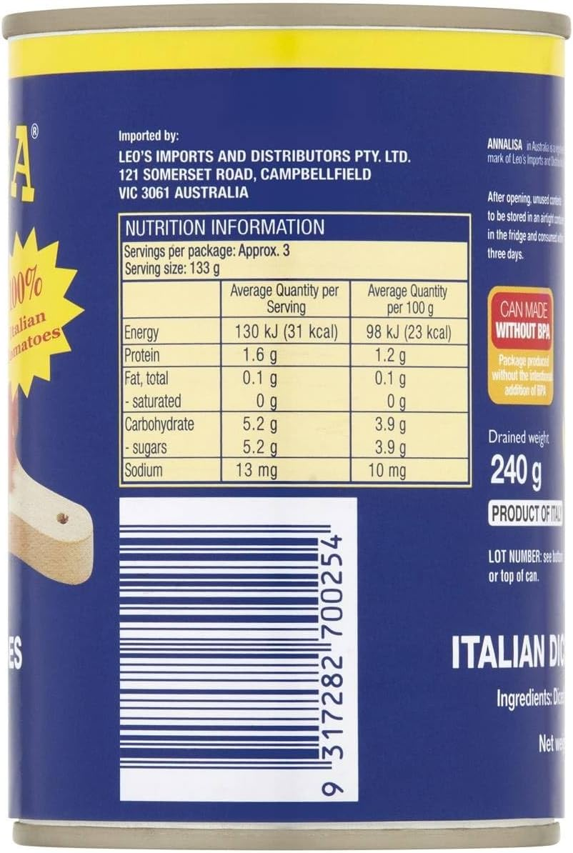 Annalisa Diced Tomatoes 400 G image number 2