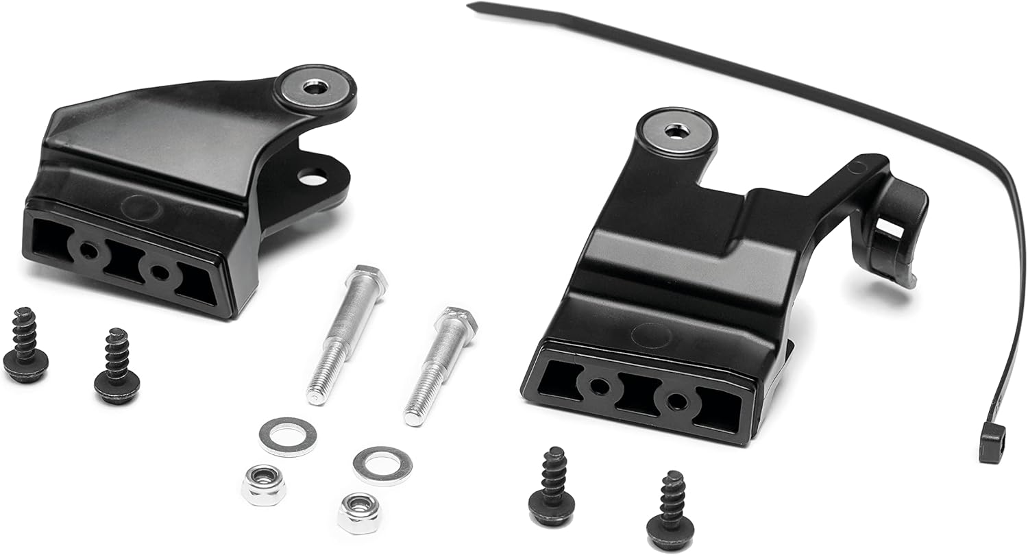 POLISPORT 8308500026 &ndash; Hand Protectors Bullit 1 Mx-Style Plastic Attachment Point Including Mounting Kit Compatible with Honda Motorcycles in Red