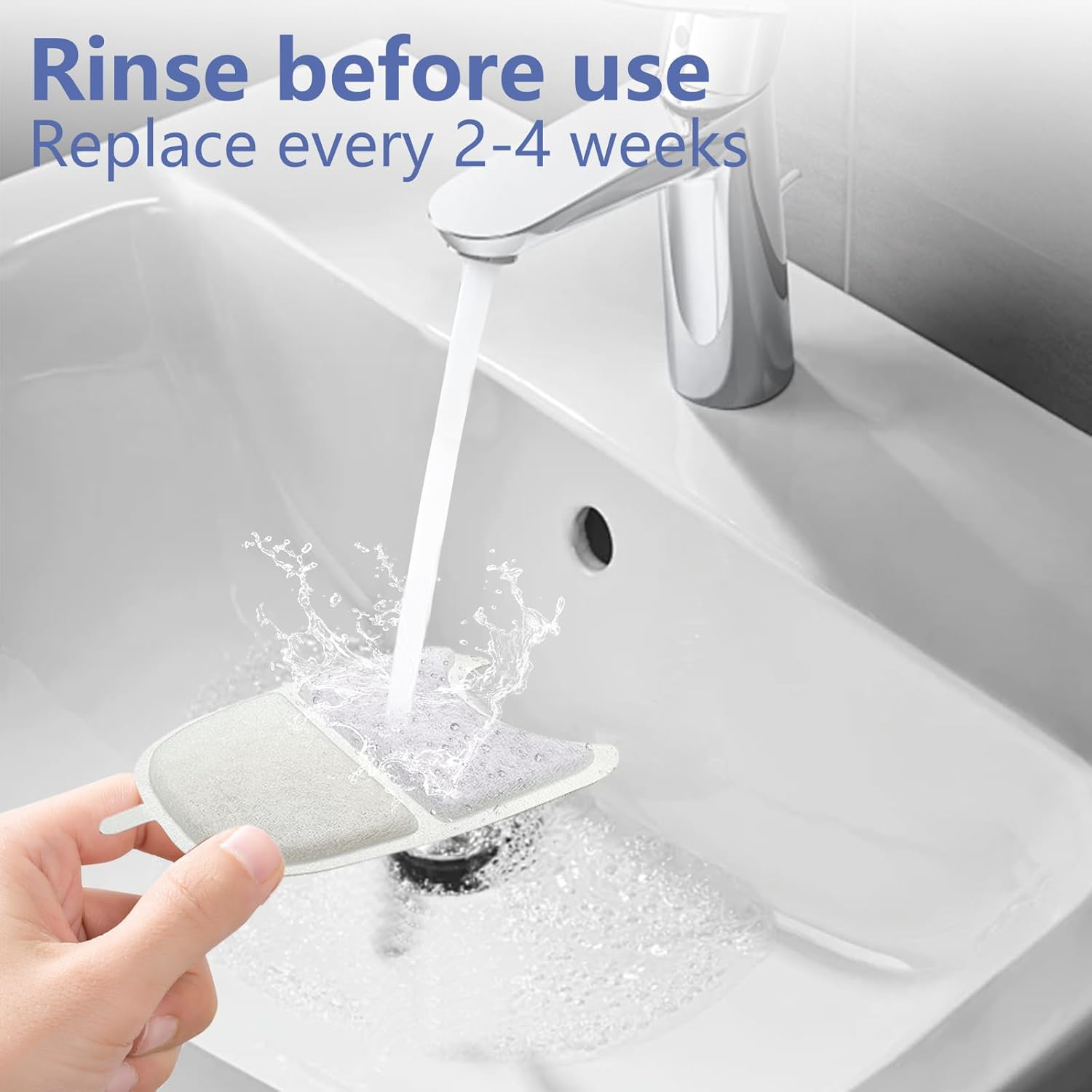 Rigidstone YPD-C004 Cat Fountain Filter for 4 L Drinking Fountain, 12 Filter Drinking Fountain Cats & 12 Pre-Filtered Sponges and 12 Sponges for Water Pump for Cats Water Fountain YPD-C004 4L image number 5