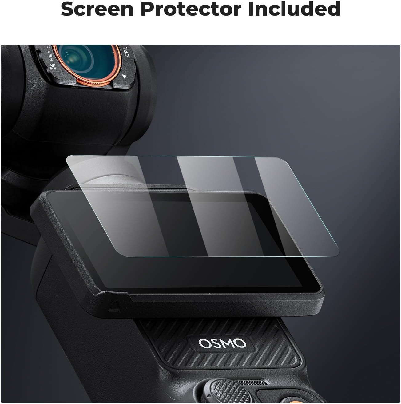 K&F Concept Magnetic Effect & ND & CPL Filter Set Compatible with DJI Osmo Pocket 3, 3 Pack CPL Black Diffusion 1/4 ND2-32 Filters Accessories, HD Optical Glass/Multi-Coated image number 2