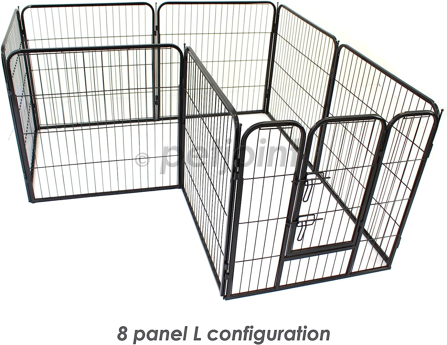 Heavy Duty Pet Dog Playpen Puppy Exercise Play Pen Fence Enclosure Gate 8 Panels Heavy-Duty Crate Cage (Large 100Cm) image number 3
