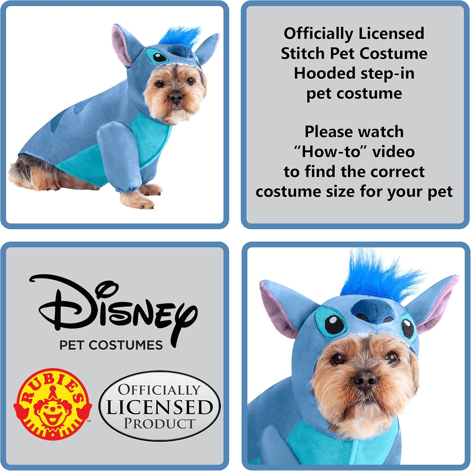 Rubie'S Disney Pet Lilo & Stitch - Stitch Costume, Large image number 1