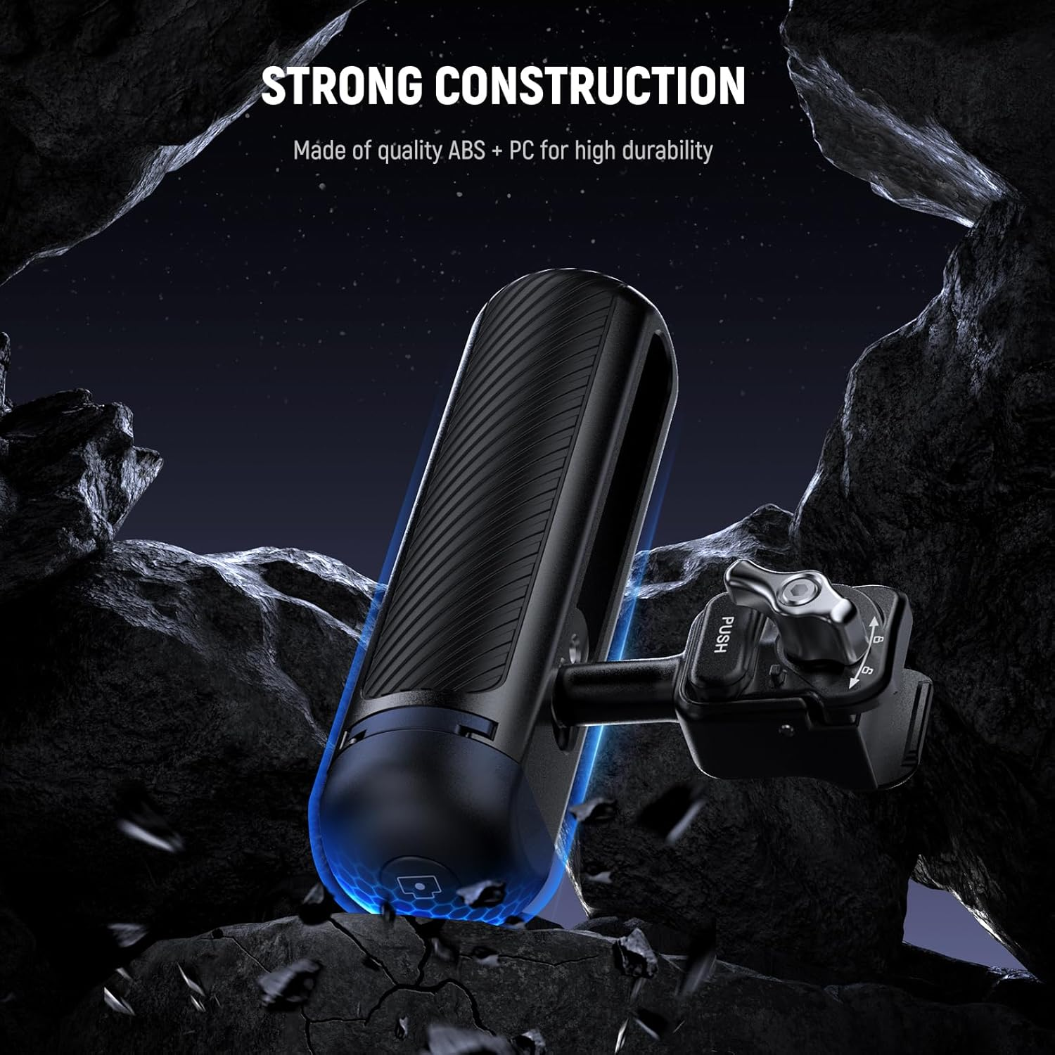 NEEWER Cold Shoe Cover for PA045E Bluetooth Shutter Side Handle Grip (2 Pack), ABS + PC Cold Shoe Protector with CR2032 Replacement Coin Battery and Phillips Screwdriver, RT005E image number 2