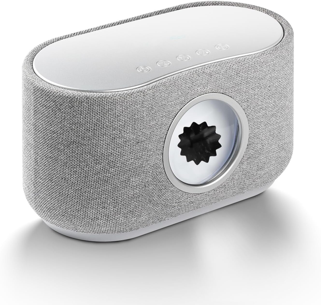 Magnetic Fluid Speaker, Magnetic Fluid Bluetooth Speaker Music Mate, 360&deg; Surround Sound Home Theater Audio System, Dancing Ferrofluid with Music Rhythm for Home Office Desktop Decor Gray