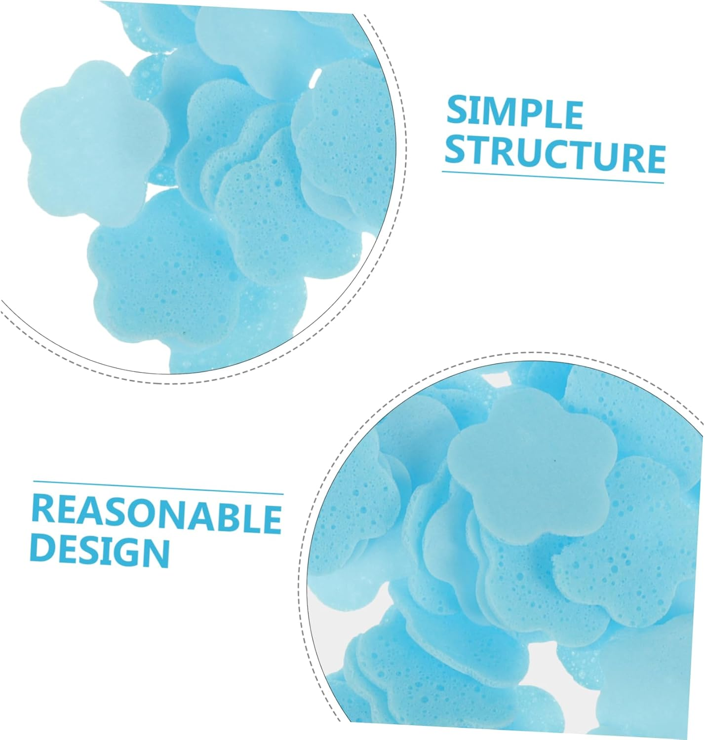 LIGHTAOTAO 1 Box Portable Bulk Soap Sheets Travel Hand Washing Soap Slices for Students and Blue Milk Scented Small Box image number 2