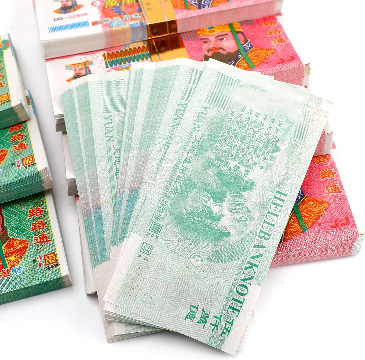 800Pcs Joss Paper Ancestor Money Traditional Chinese Blessing for Ancestors Hell Bank Note Ancestor Money Sacrificial Items for Tomb-Sweeping Day image number 4