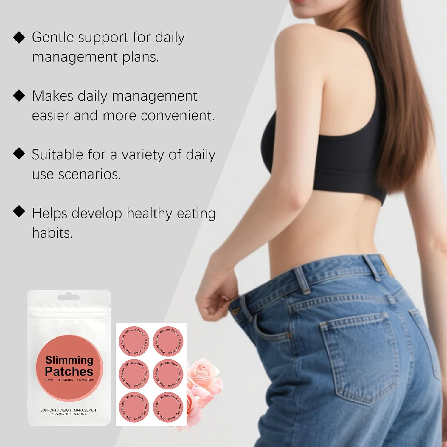 Slim Patch Weight Loss Patches for Women & Men | Natural Ingredients with Fat Burning Botanical Extracts, Ultra Comfortable Lean Patch for All Skin, Body Firming Topicals, Daily Energy (5 Boxes) image number 4