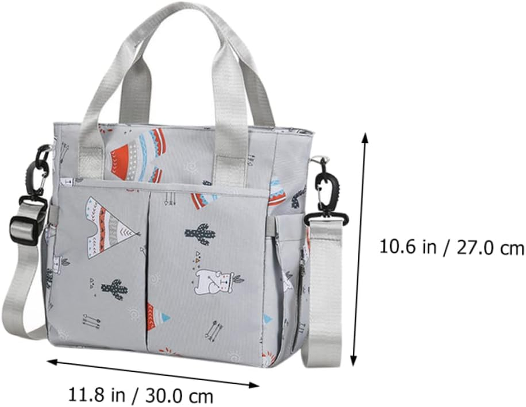 Ibasenice Expectant Bag Organizer Capacity Nursery Shoulder Strap Pouch for Essentials Multi-Functional Stroller Organizer Travel and Household Storage for Expecting Parents