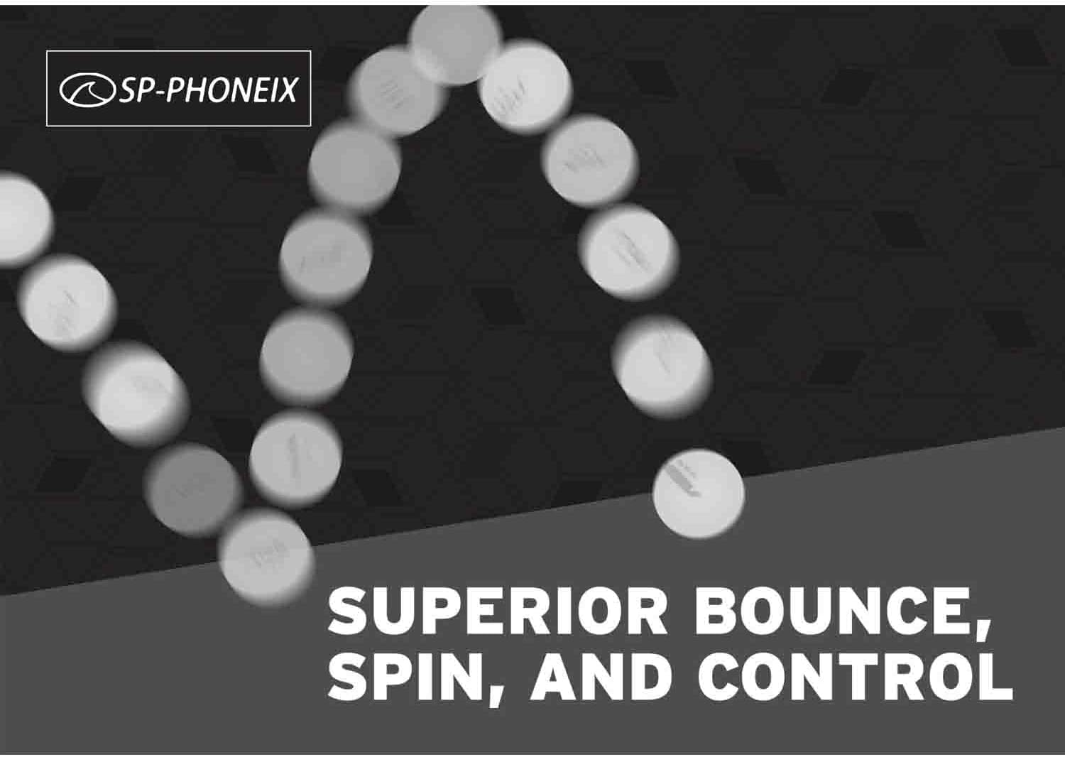 Spphoneix 3 Star 20PCS 50PCS 100 PCS Table Tennis Balls Professional Ping Pong Balls Training Balls 40+ for Competition and Recreational Play image number 1