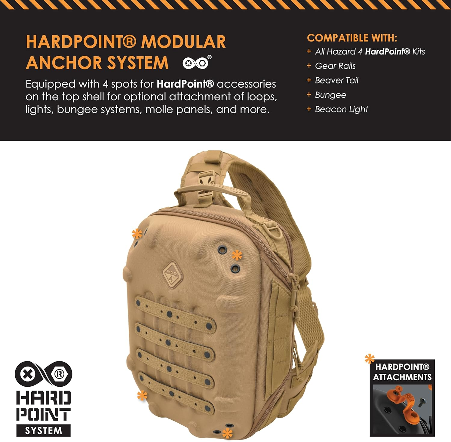 Hazard 4 Hibachi: Light Shell Sling-Pack image number 3