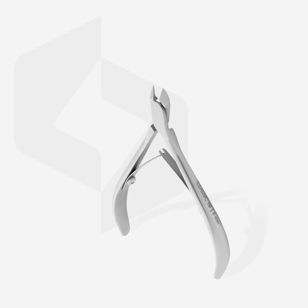 STALEKS PRO by Natury Nails Professional Cuticle Nippers, 6 Mm, Stainless Steel, Classic 10-6 image number 2
